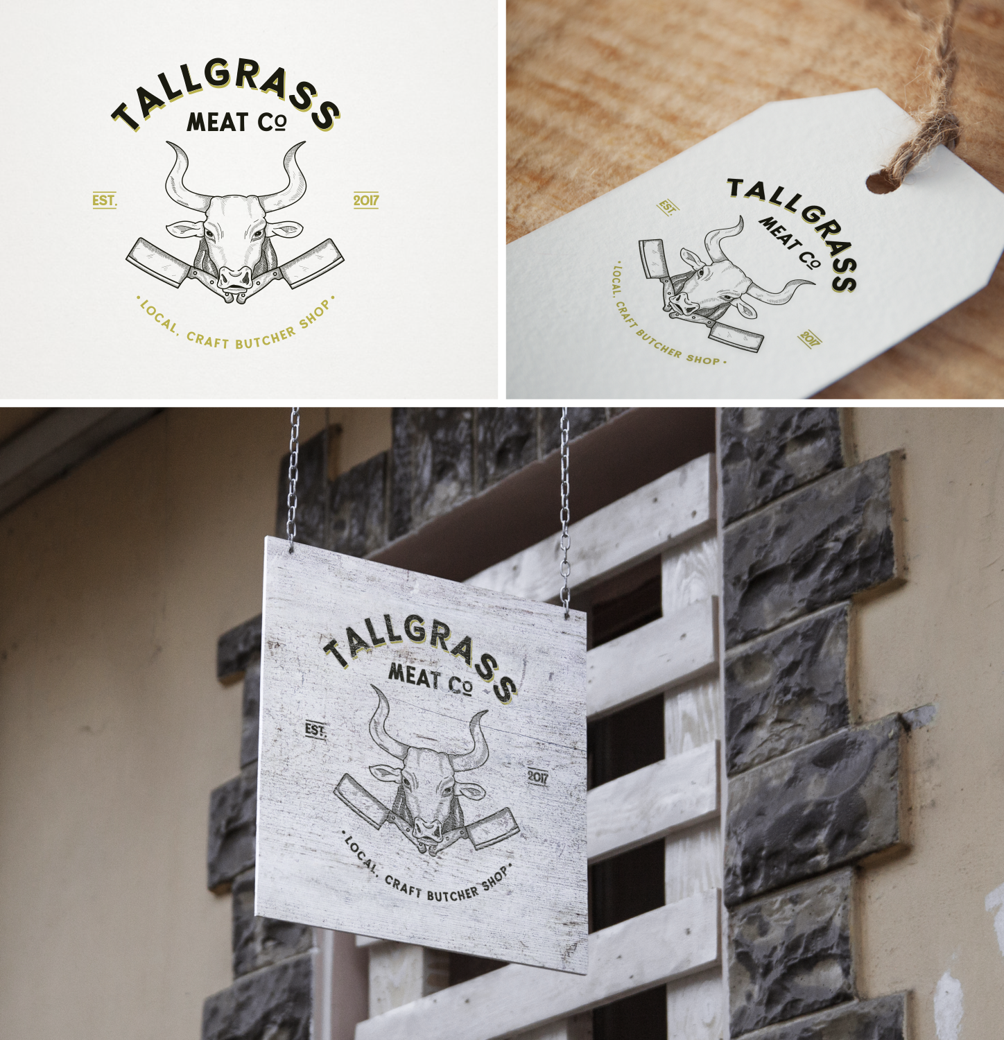 Logo Design by Ankit Bhattarai for Tallgrass Meat Co | Design #15056212