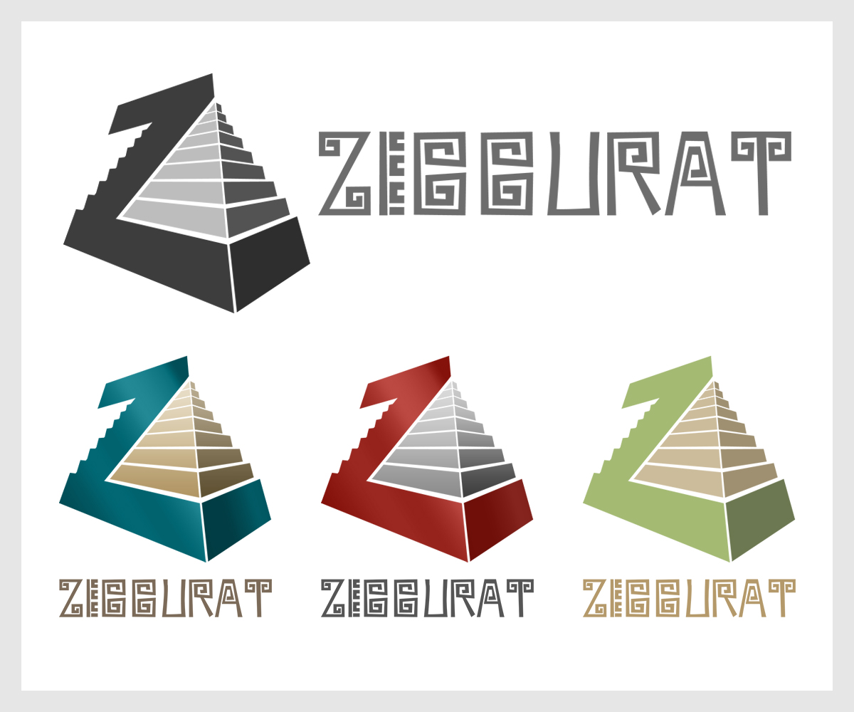 Logo Design by Tabz for Ziggurat | Design #2572900