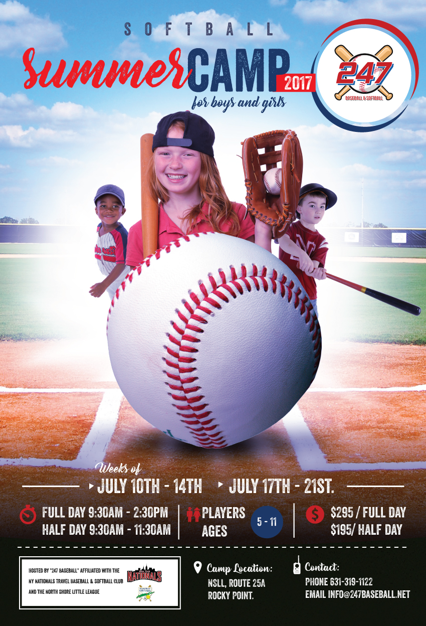 feminine bold flyer design for a company by carlossarina softball flyer design