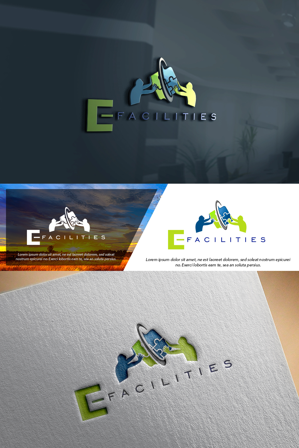 Logo Design by damian for e-facilities | Design #15050249