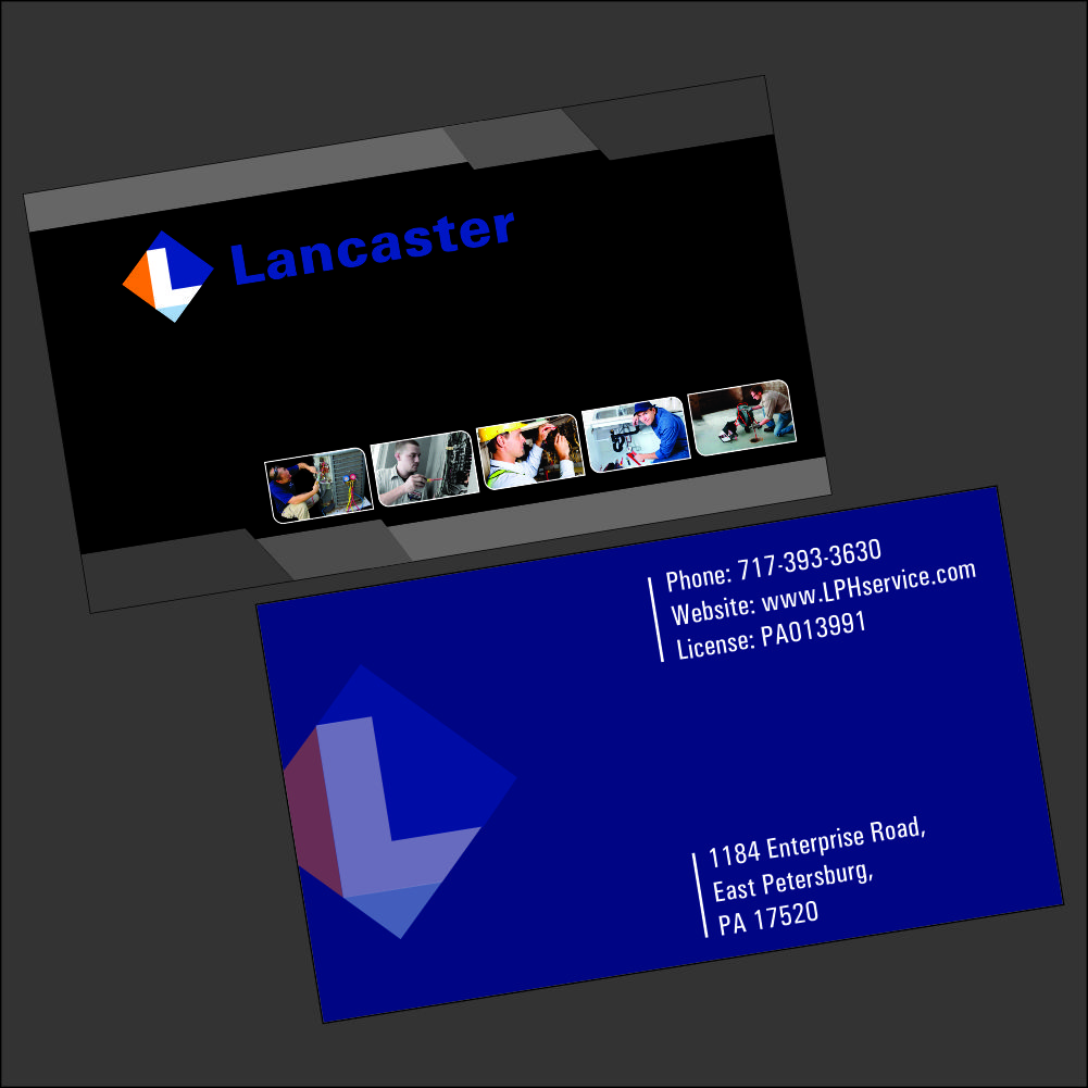 Visitenkarten-Design von ambicasunil1974 für Lancaster Plumbing & Heating  | Design #15125069