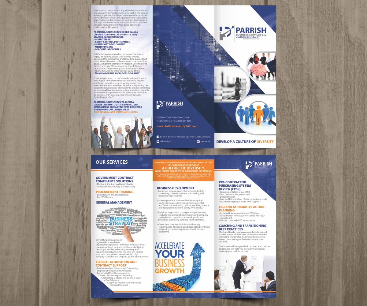 Flyer Design by Cut and Glue for Dallas Diversity 24/7 | Design #15050760