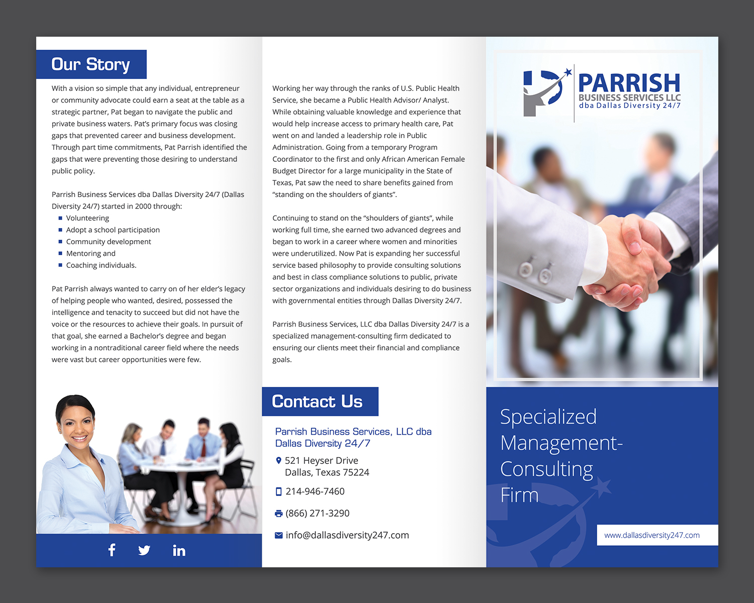 Flyer Design by sun_design for Dallas Diversity 24/7 | Design #15086217