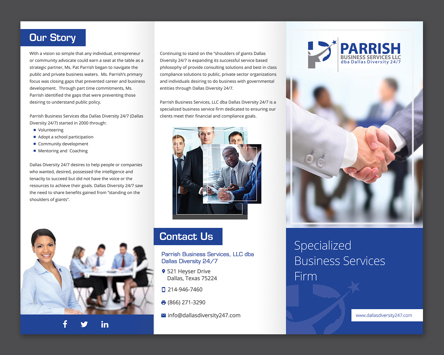 Flyer Design by sun_design for Dallas Diversity 24/7 | Design #15099007