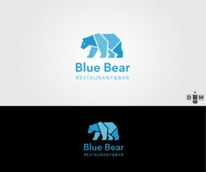 Blue Bear Restaurant&Bar | Logo Design by dmatas