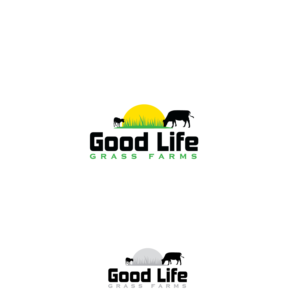 Logo Design by emptyboxgraphics for Good life grass farms llc | Design: #15095586