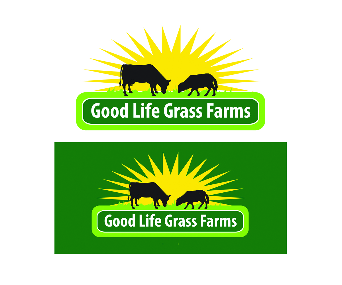 Logo-Design von Hot Rod für Good life grass farms llc | Design #15057578