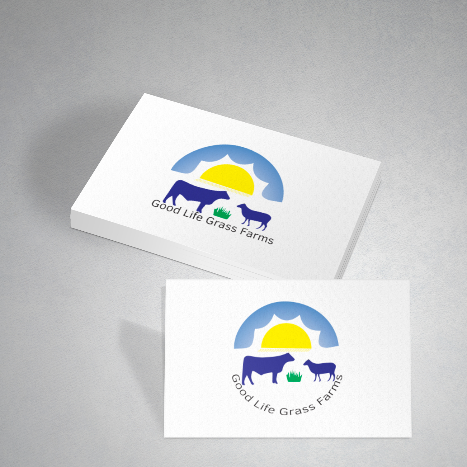 Logo-Design von eubullete für Good life grass farms llc | Design #15053926