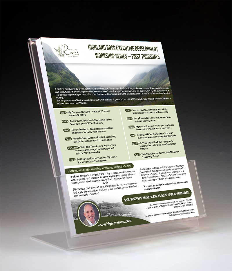 Flyer Design by hih7 for Highland Ross | Design: #15116280