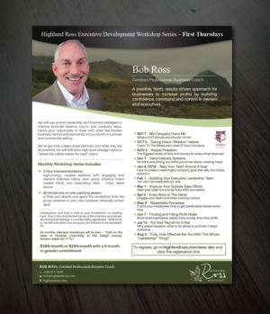 Flyer Design by alex989 for Highland Ross | Design: #15062259
