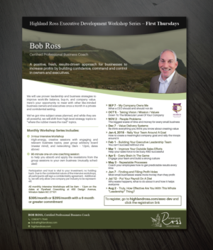 Flyer Design by alex989 for Highland Ross | Design: #15064999
