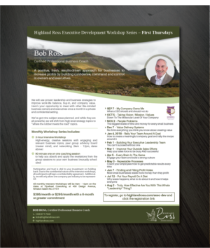 Flyer Design by alex989 for Highland Ross | Design: #15071707
