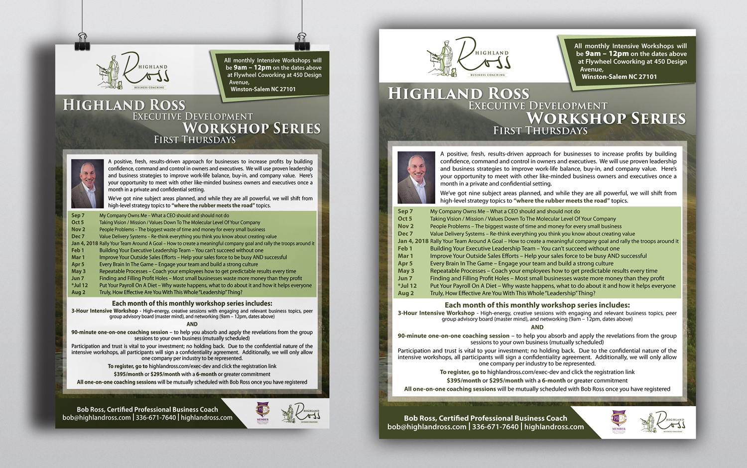 Flyer Design by Impressive Sol for Highland Ross | Design #15062712