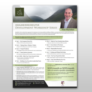 Flyer Design by debdesign for Highland Ross | Design: #15064481