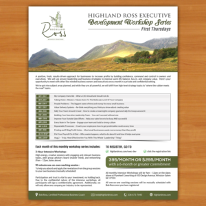 Flyer Design by debdesign for Highland Ross | Design: #15065512
