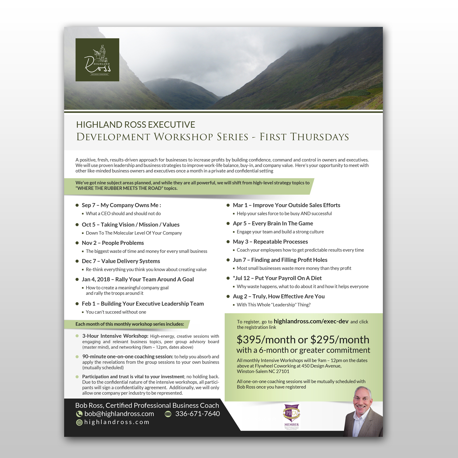 Diseño de Flyer por debdesign para Highland Ross | Diseño #15065517
