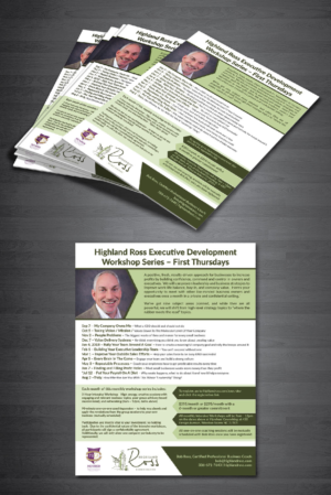 Flyer Design by Deziners Zone for Highland Ross | Design: #15065605