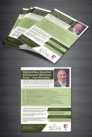 Flyer Design by Deziners Zone for Highland Ross | Design: #15065606