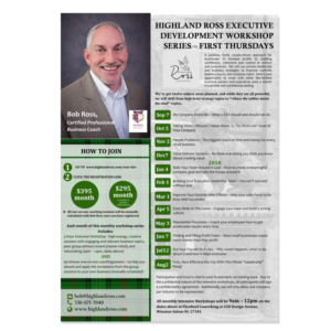 Highland Ross Executive Development Workshop Series  | Flyer Design by elveneclipse