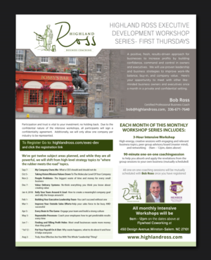 Flyer Design by meet007 for Highland Ross | Design: #15141240