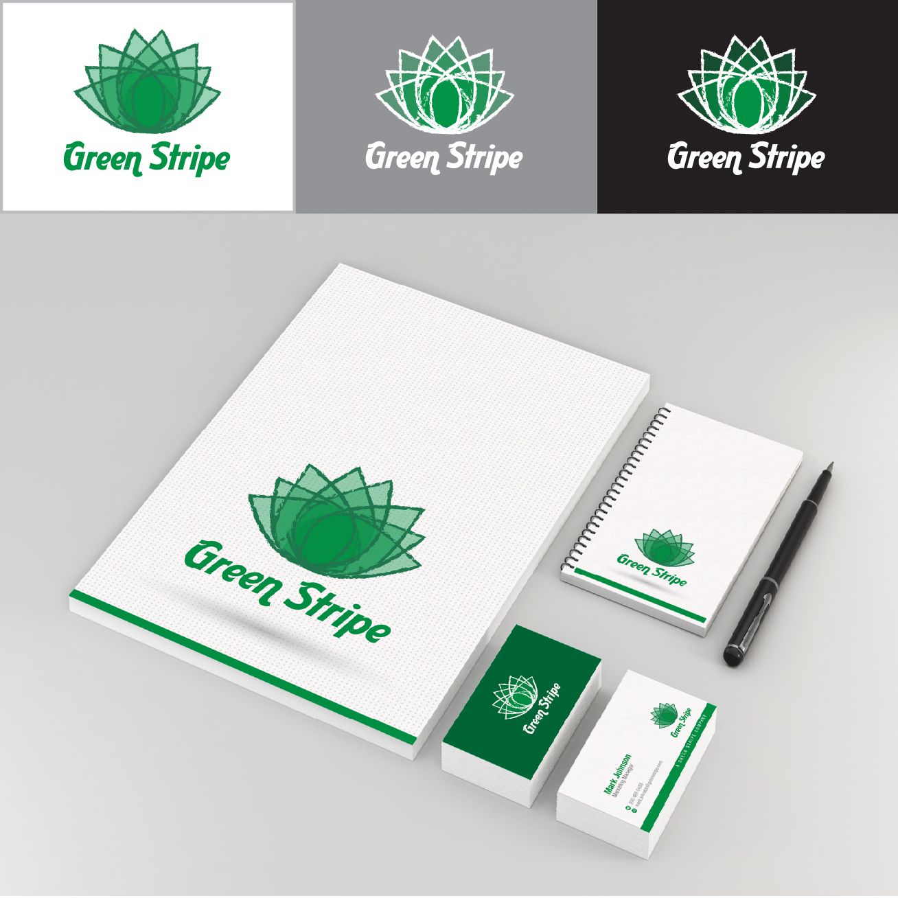 Diseño de Logo por AccuSource para GREEN STRIPE | Diseño #15048317