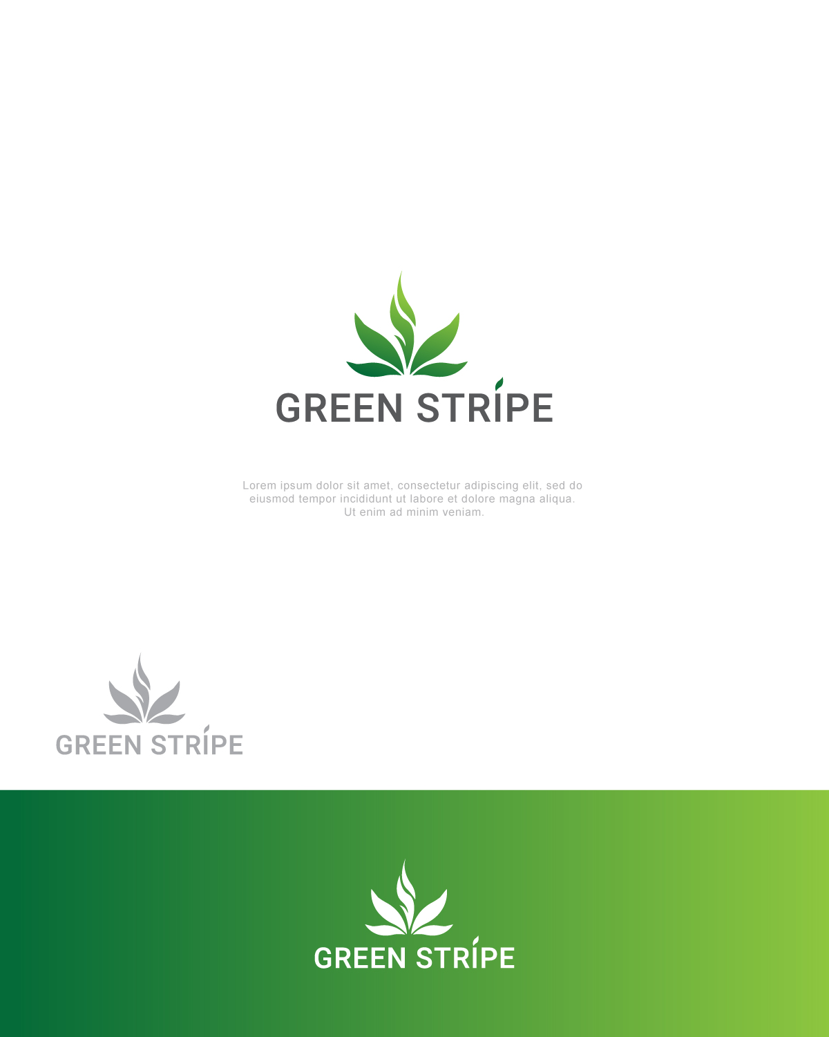 Logo Design by geny baba for GREEN STRIPE | Design #15070630
