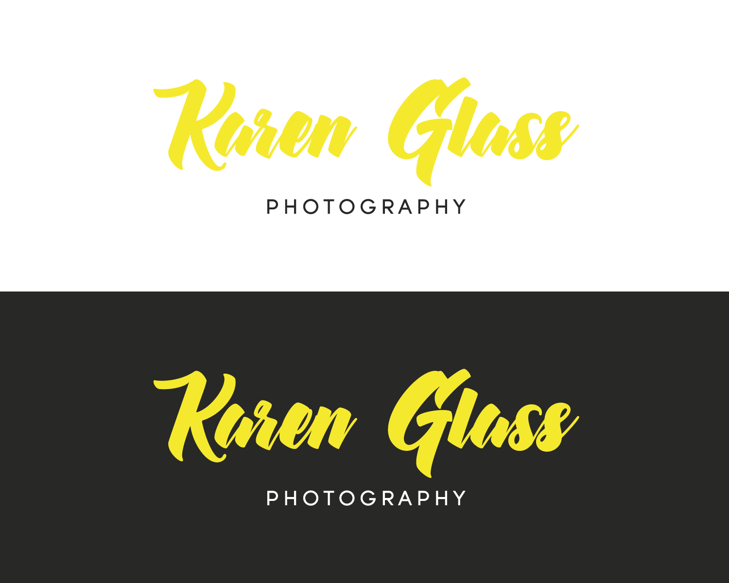 Logo Design by AlexMorisseau for Karen Glass Photography | Design #15069884