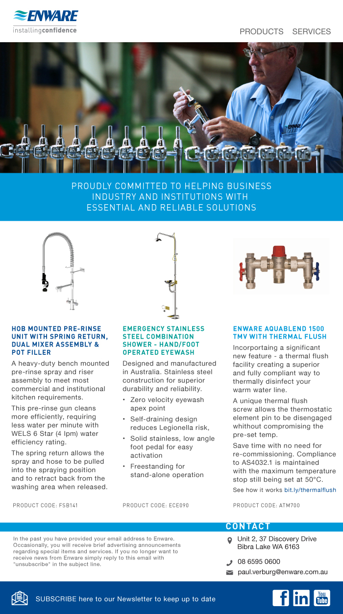 Design de Marketing Électronique par Kristina Andonoff pour Enware Australia | Design #15069937