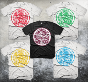 Kids T-shirt for 2017-2018 School Year | Diseño de Camiseta por badpixelarts