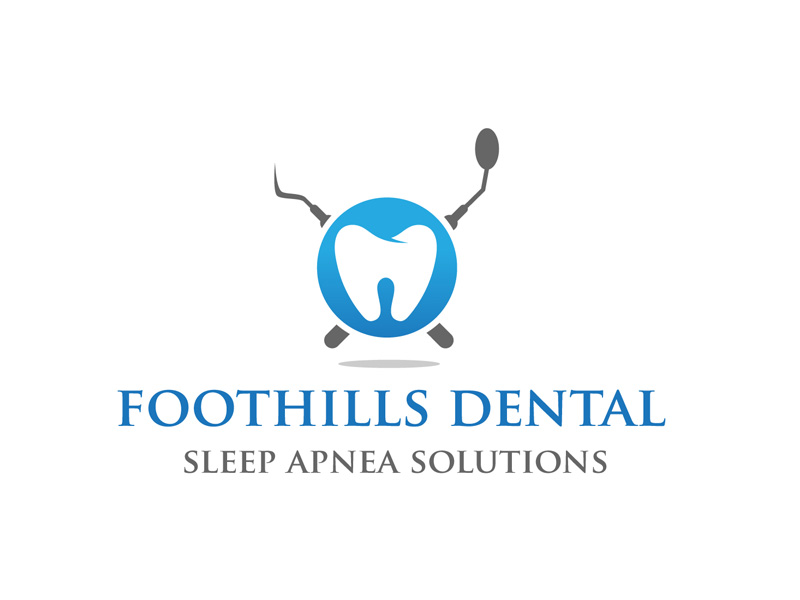 Elegant Playful Dental Logo Design For Foothills Dental Sleep
