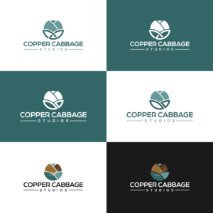 'Copper Cabbage Studios' or just an image | Logo Design by Angkasa Official