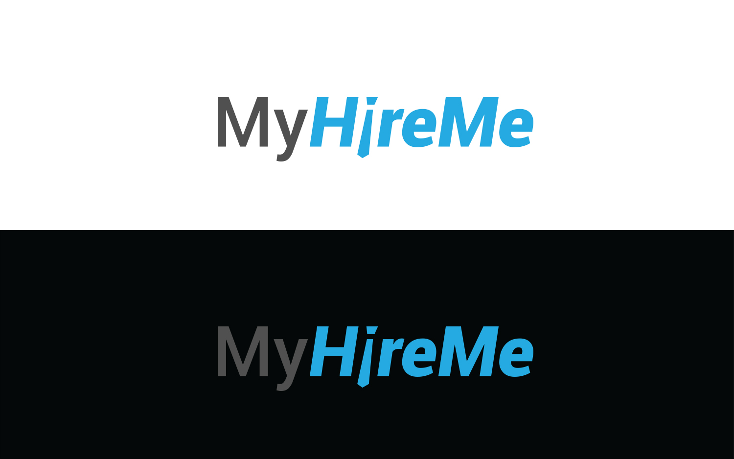 Logo Design by Grafactory for MyHireMe | Design #15226113