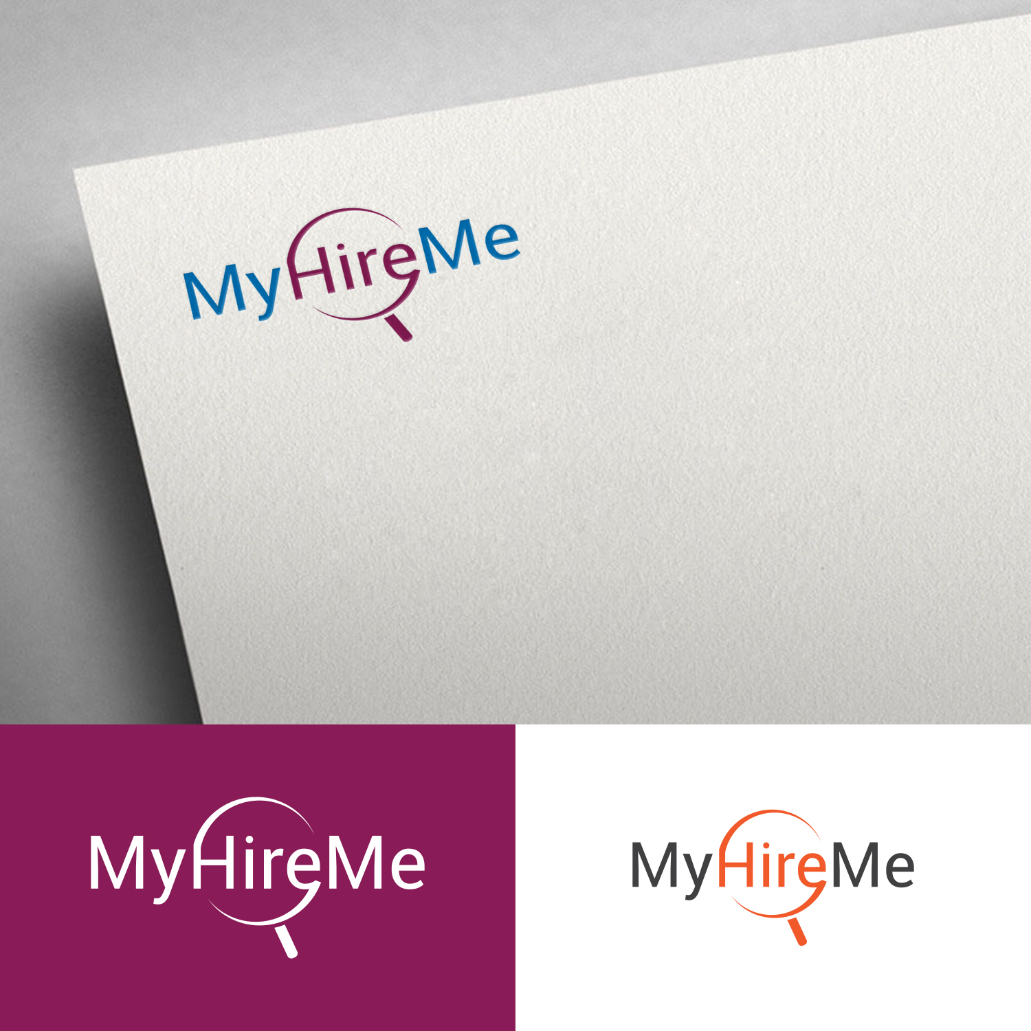 Logo Design by jinesh for MyHireMe | Design #15274817