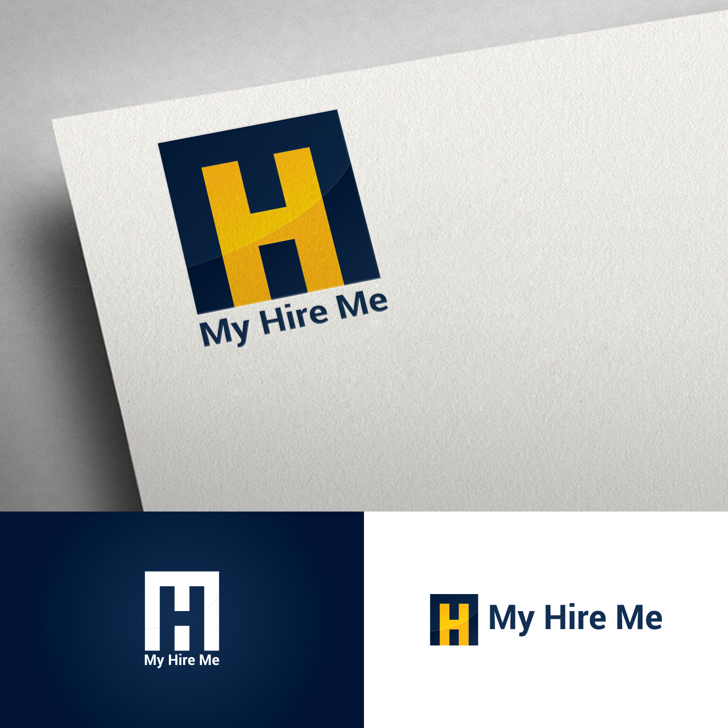 Logo Design by jinesh for MyHireMe | Design #15274820