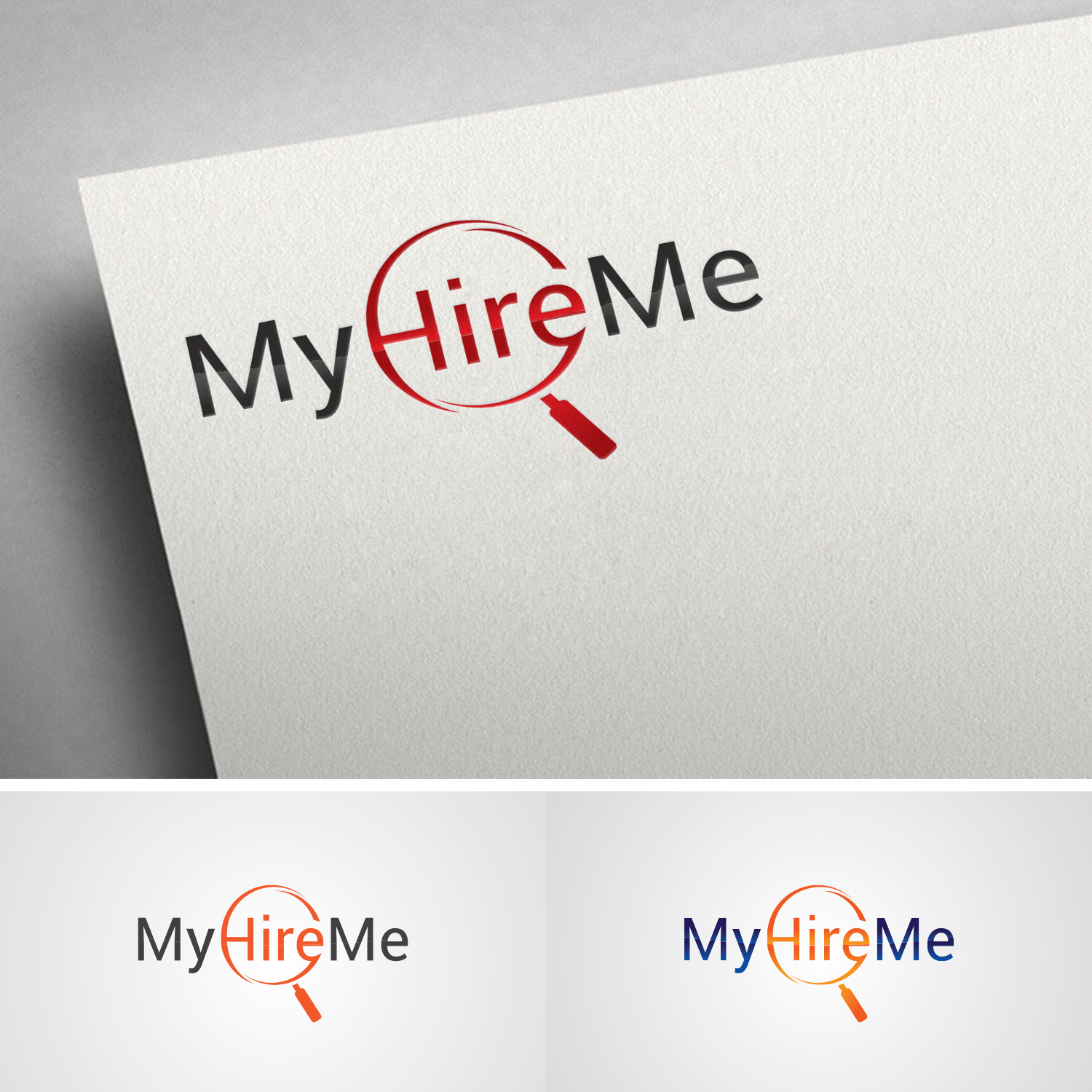 Logo Design by jinesh for MyHireMe | Design #15297517