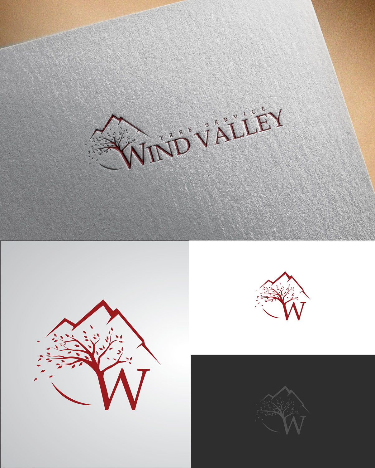 Logo Design by Arrowhead for Wind Valley Tree Service | Design #15063330