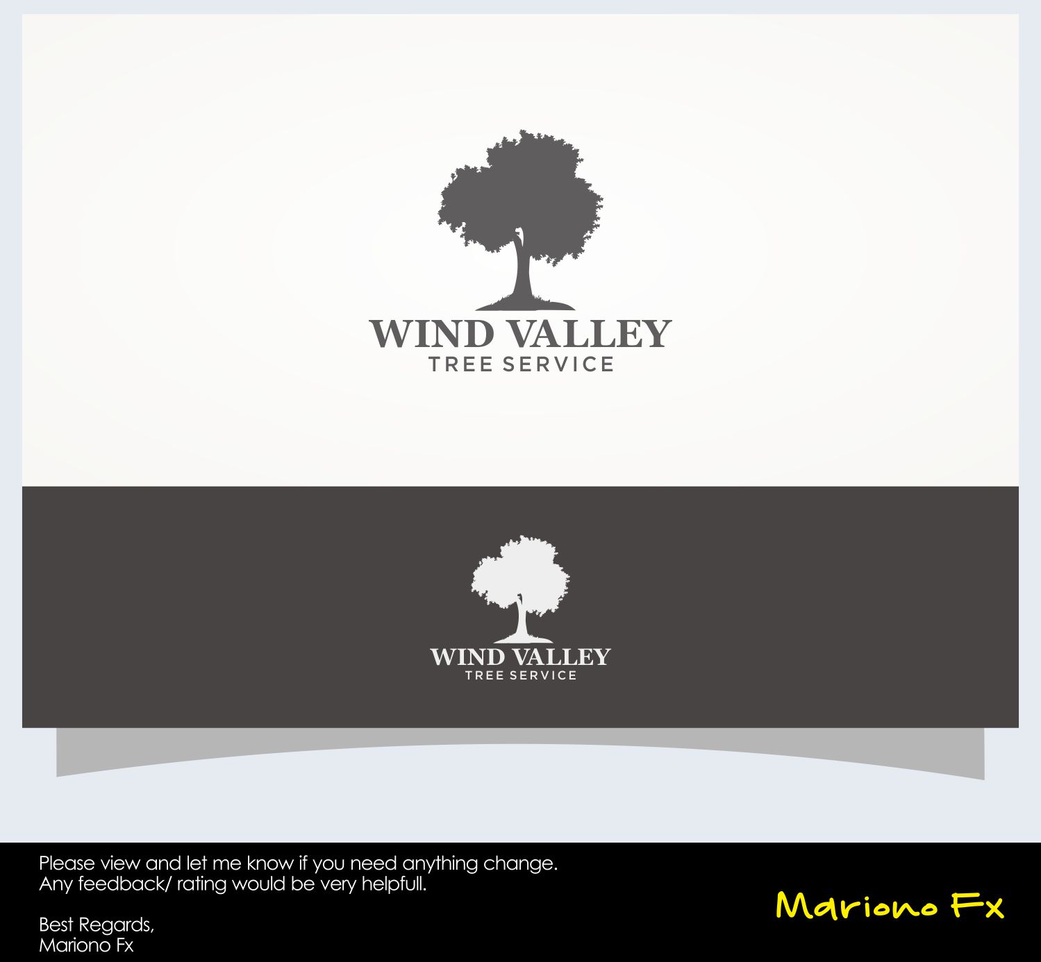 Design de Logo par Mariono Fx pour Wind Valley Tree Service | Design #15054477