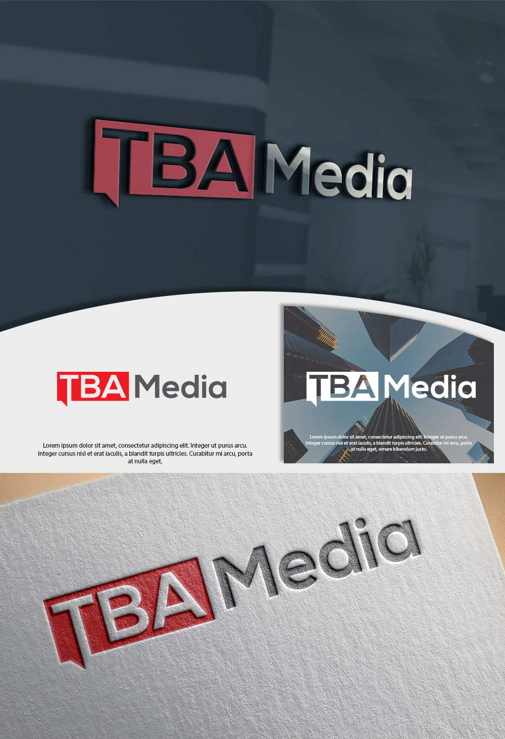 Logo Design by Renewable for TBA Media | Design #15047848