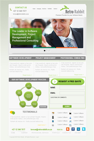 Web Design by Foxx Multimedia for this project | Design #581814
