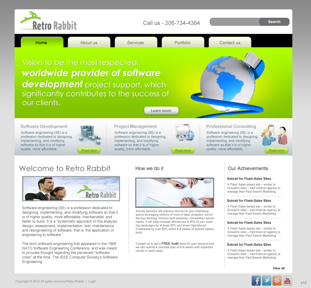 Web Design par pb pour ce projet | Design #574704