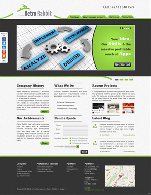 Web Design par pb pour ce projet | Design : #575612