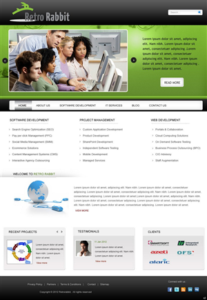 Web Design par pb pour ce projet | Design : #576386