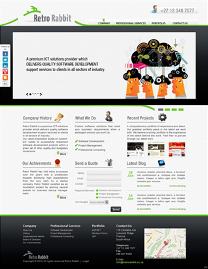 Web Design par pb pour ce projet | Design : #579677
