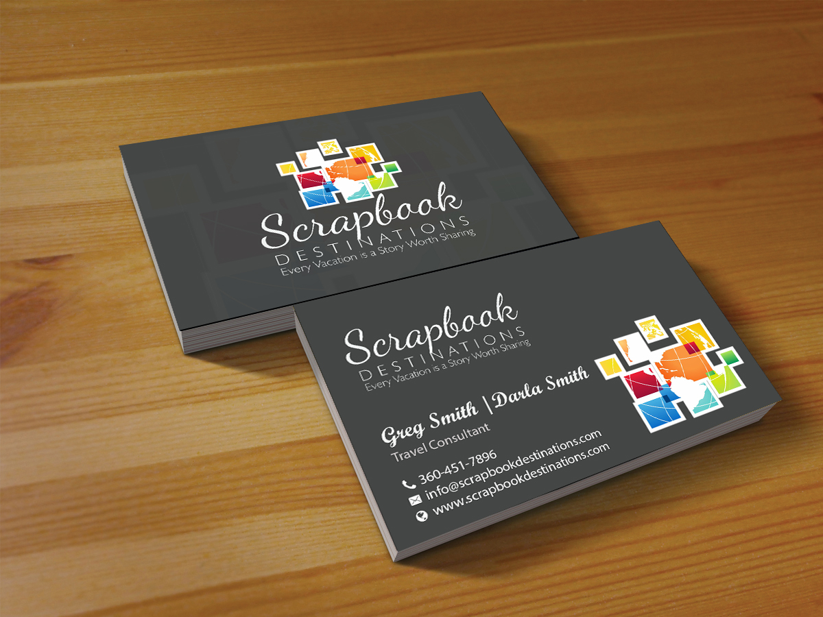 Business Card Design by Creations Box 2015 for Scrapbook Destinations | Design #15065434