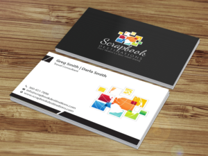 Design de Carte de Visite par Creations Box 2015 pour Scrapbook Destinations | Design : #15069086