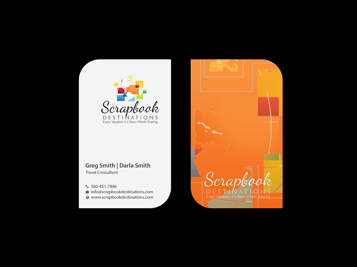 Visitenkarten-Design von Creations Box 2015 für Scrapbook Destinations | Design #15069087
