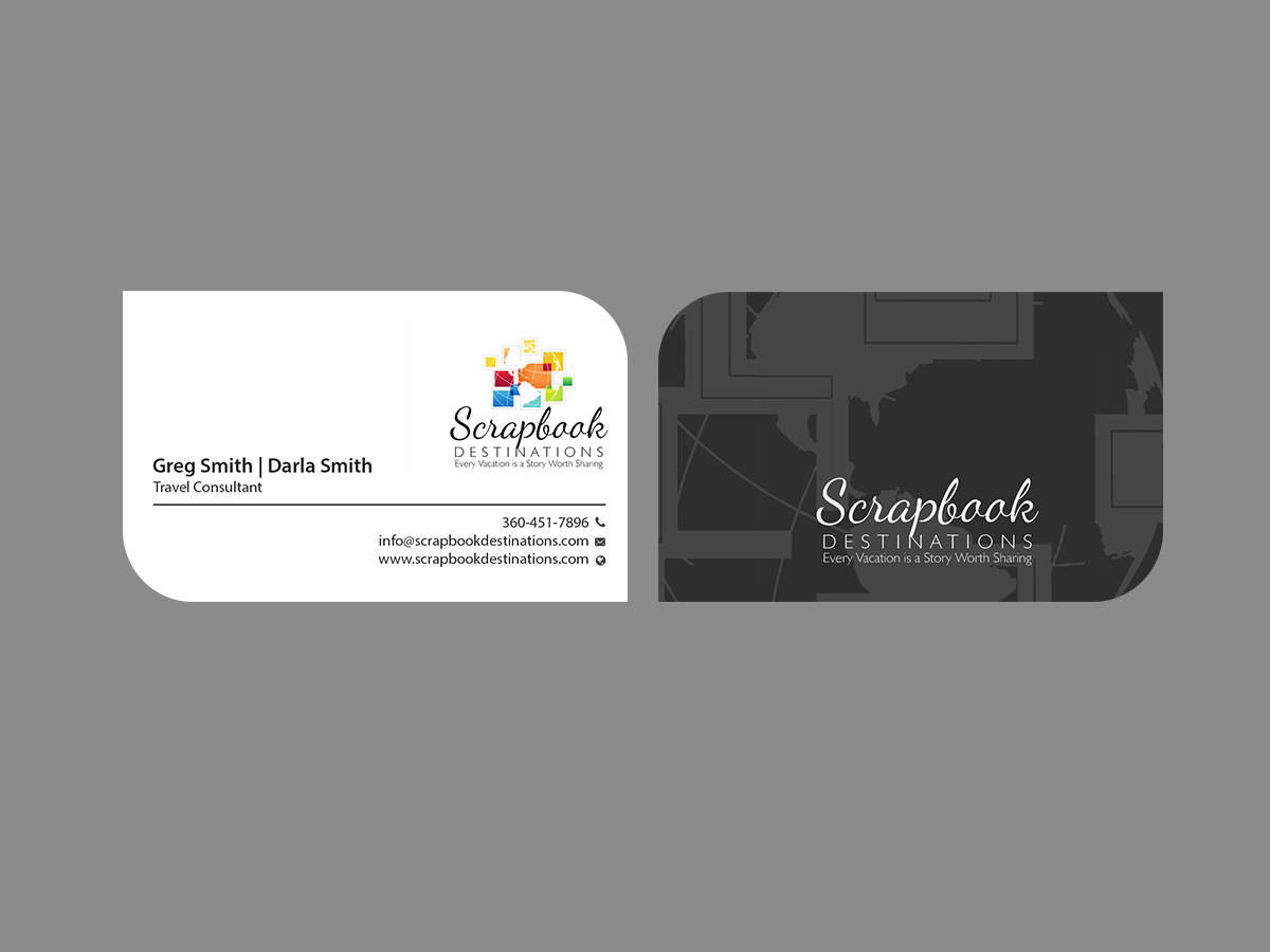 Business Card Design by Creations Box 2015 for Scrapbook Destinations | Design #15069089