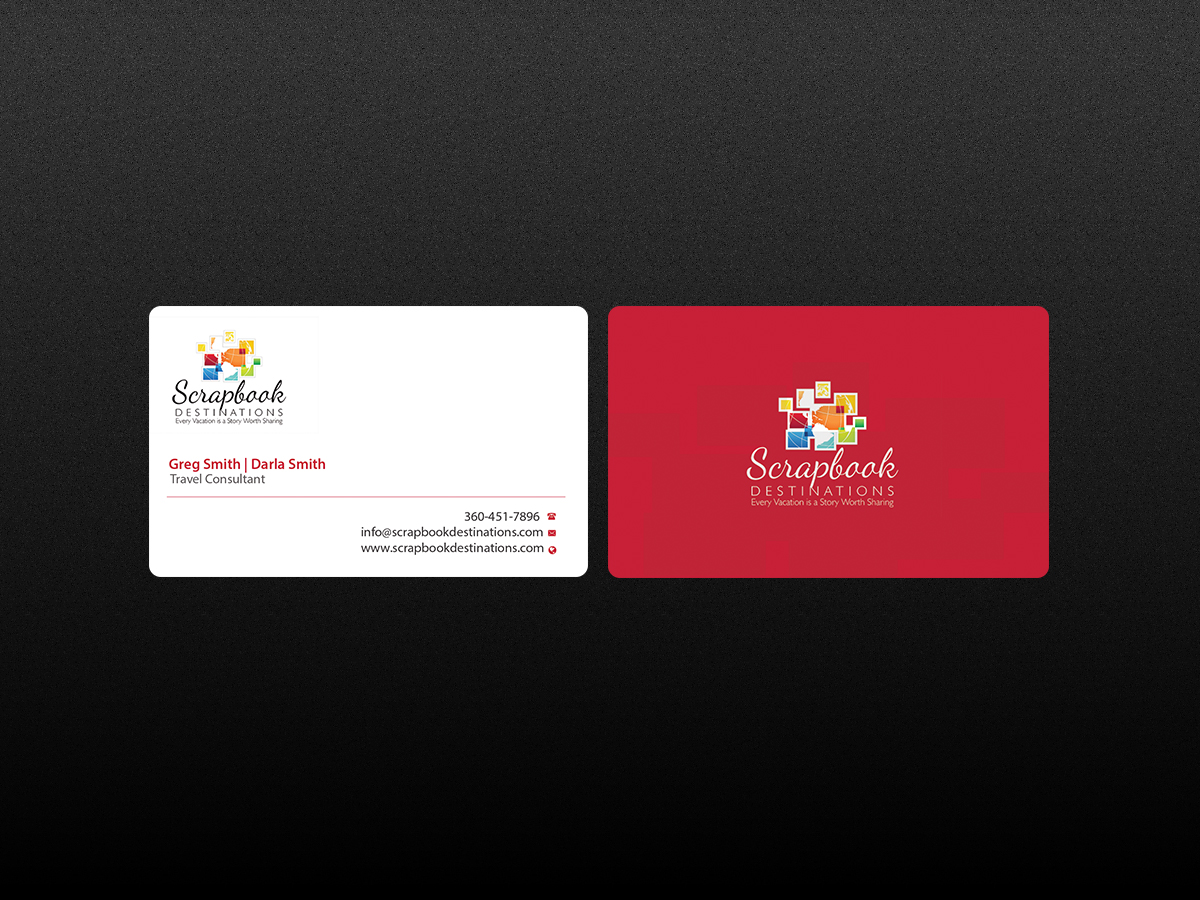 Business Card Design by Creations Box 2015 for Scrapbook Destinations | Design #15069092