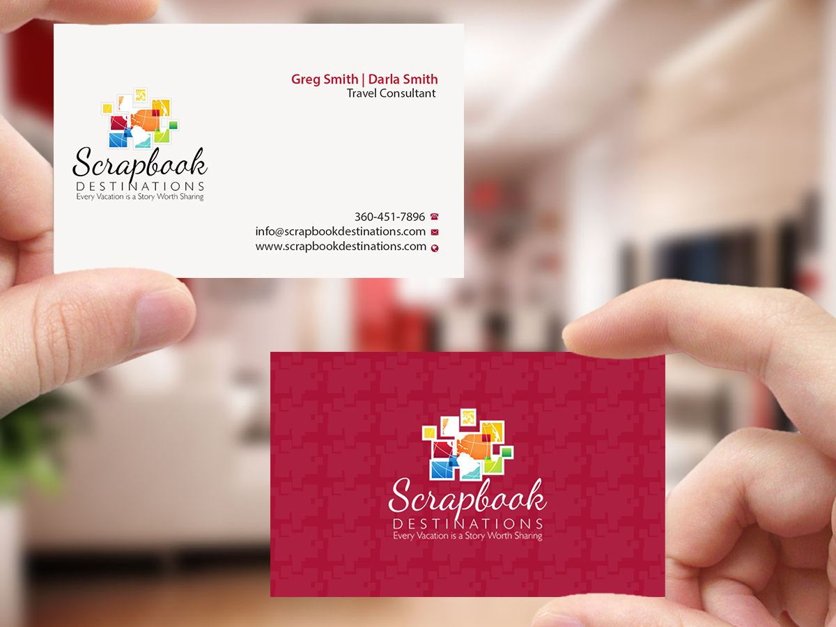 Business Card Design by Creations Box 2015 for Scrapbook Destinations | Design #15069097