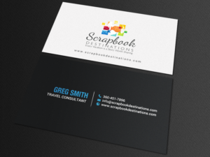 Design de Carte de Visite par chandrayaan.creative pour Scrapbook Destinations | Design : #15067049